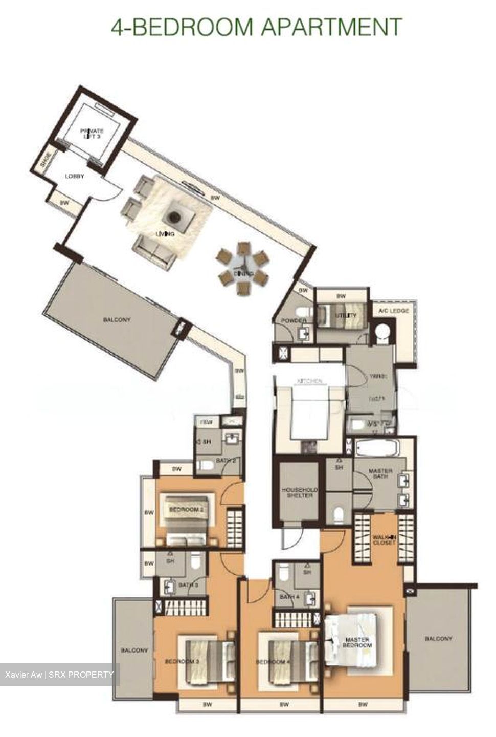 RESIDENCES AT EMERALD HILL (D9), Apartment #582999251